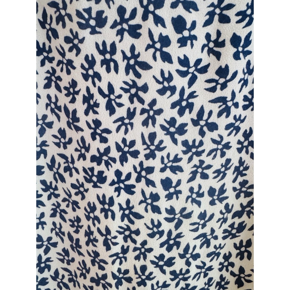 Reformation Boston Midi Dress Size 6 Blue White Floral Slip Cowl Neck Romantic - Picture 5 of 11